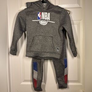 Kids NBA hoodie & sweatpants set kids size 7